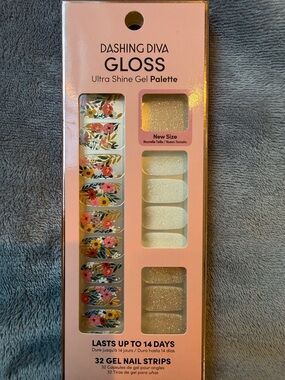 Dashing Diva Gloss Ultra Shine Gel Press-On Nails - Wallflower Frenzy